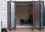 Interior Bifold Design Frameless Glass Folding Door For Living Room
