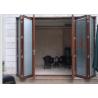 Buy cheap Folding Commercial Aluminium Doors Frost Glass Aluminum Accordion Door from wholesalers