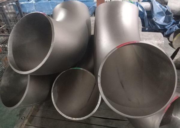 90 Degree Stainless Steel Pipe Fittings , ASME B16.9 Stainless Steel Elbow