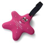 Custom Made 3D Logo Starfish Soft PVC Premium Luggage Tags, PVC Travel Suitcase
