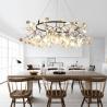 Buy cheap Nordic Hanging Living Room Chandelier Modern Kitchen Firefly rectangular Heracleum chandeliers（WH-MI-185) from wholesalers