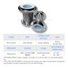 Buy cheap DN32 DN3000mm 16" Ptfe Lined Stainless Steel Braided Hose Garden Compensator Flexible 304 Flange Braided Metal Hose from wholesalers