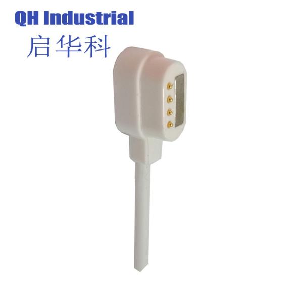 4Pin South Africa Rohs Standard Lcd Solder Cup Spring Load Pin Magnetic Charging