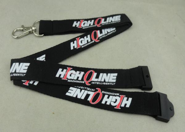 Buy cheap Customized Logo Neck Id Card Lanyard , Metal Hook Lanyard For Meeting name badge lanyards from wholesalers