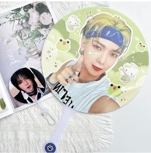 Buy cheap Hot Sale Custom Kpop Lenticular Printing 3D Lenticular Plastic Hand Fans from wholesalers