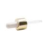 Buy cheap Anodized Gold Center Ring Plastic Bottle Dropper White Rubber Nipple Burette from wholesalers