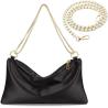 Buy cheap Women’s Satin Evening Bag Clutch Purse Handbag for Women Wedding Shoulder Bag with 2 Chains for Formal Cocktail Party from wholesalers