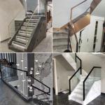 U Shaped Aluminum Handrail Profiles Fence Channel Glass Railing For Swimming