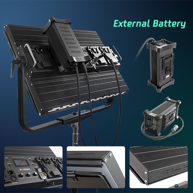 500W 56V Outdoor RGB LED Film Lights Wireless DMX Control Rgbw Led Stage Lights 50000lm