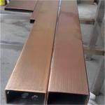 Gold Rose Gold Stainless Steel Pipe Tube Brushed Finish 201 304 316 For Handrail
