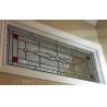 Buy cheap 815X250 MM Door Glass Frames For Villa Decoration Door With Black Frame from wholesalers
