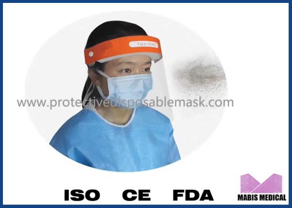 Buy cheap Clear Full Cover Splashproof Safety Face Shield Headgear from wholesalers