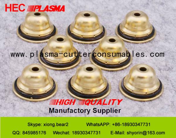 Buy cheap Plasma Cutter Consumables / Komatsu 1.6mm Nozzle Shield Cap 969-95-24950 from wholesalers