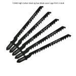 T244D Carbon Jig Saw Blade Laser Logo Print in Bulk size:100mmx6.5x6T, Cutting