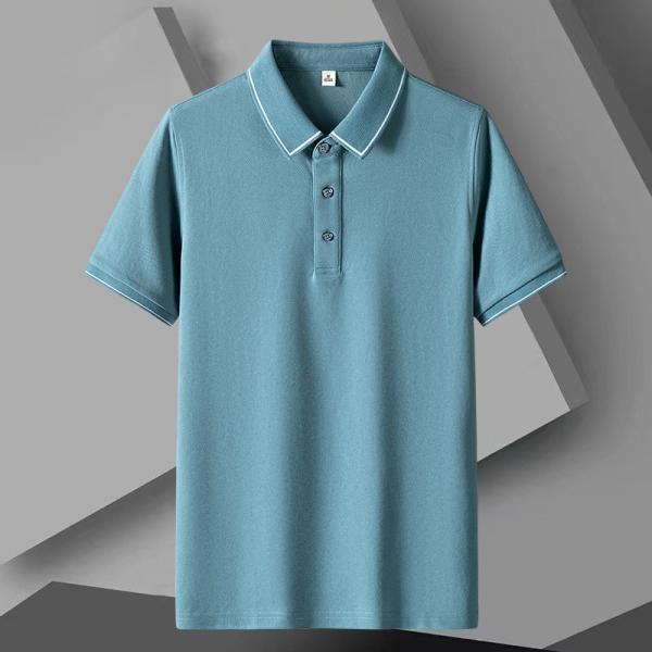 Buy cheap Thin Cool Men'S Short Sleeved T Shirt Lapel Polo Tops Horse Riding from wholesalers