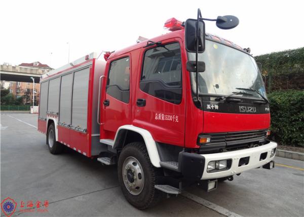 Buy cheap ISUZU Chassis Commercial Fire Truck with Dry Powder For Petrochemical Enterprises from wholesalers