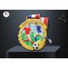 Buy cheap Imitation Gold Plating 65×4MM Football Stock Medals from wholesalers