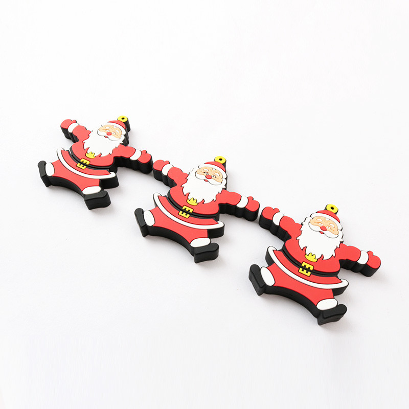 Santa Claus PVC Open Mold USB Flash Drive 3.0 For Christmas Gift