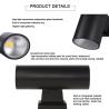 Buy cheap Outdoor Wall Mounted LED Lamps AC85V-220V 5W*2 COB Aluminum Black from wholesalers