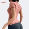 Buy cheap Seamless Workout Shirts Manufacturer Women Short Sleeve Fitness Wear Lightweight Gym Athletic Yoga Tops from wholesalers