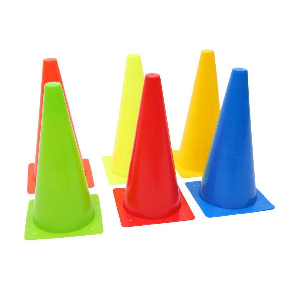 Quality PE Plastic Training Cones , 18cm 23cm 32cm 38cm 48cm Football Space Markers for sale