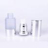 Buy cheap Multiple capacity 15ml 30ml 50ml plastic silver frosted body China manufacturers foundation round airless pump bottle wh from wholesalers