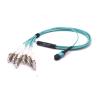 Buy cheap Female / Male Mpo Mtp Patch Cord Breakout Mpo-Lc 2.0mm Fanout Trunk Cable 8 Cores Om3 from wholesalers