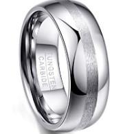 Buy cheap Satin Tungsten Steel Carbide Wedding Engagement Rings for Men Fashion Jewelry from wholesalers