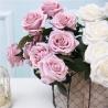 Buy cheap 10 French style simulated rose bouquets, wedding decoration flowers, home decorations, simulated rose bouquets from wholesalers