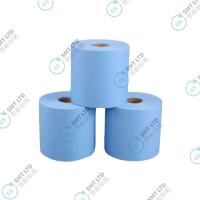 Buy cheap Industrial Large Roll Paper Decontamination Oil / Water Absorption Point Broken product
