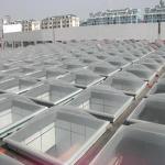 Plastic Polycarbonate Roof Domes Cover , Clear Round Skylight Dome Replacement