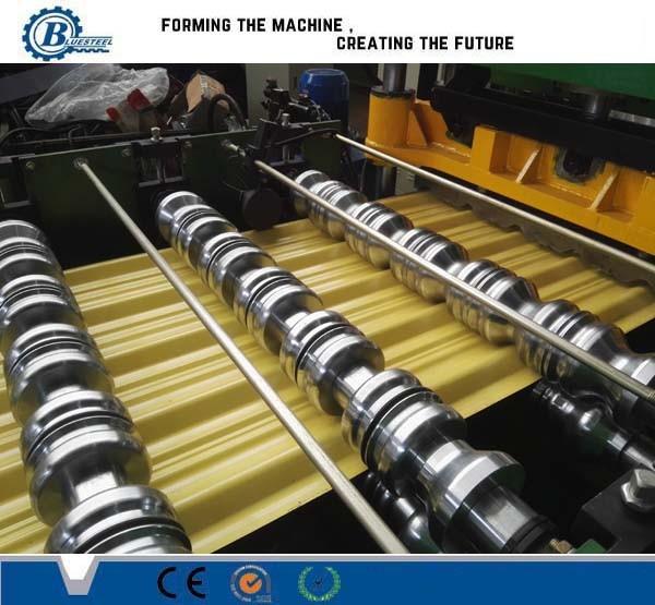 Buy cheap Aluminium Zinc Coated Steel Roof Roll Forming Machine , Glazed Steel Tile Roll Forming Machine from wholesalers