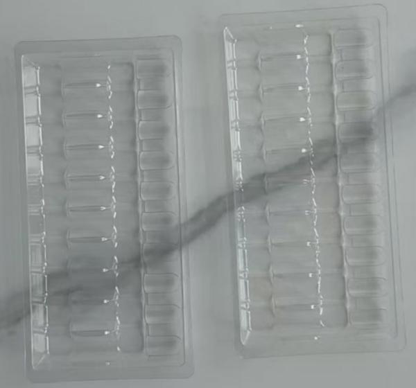 Buy cheap Water-light needle glass bottle blister packaging Xieling bottle plastic inside lyophilized powder injection tray oral liquid ampoule from wholesalers