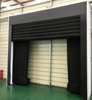 Buy cheap Anti Finger Protection Inflatable Dock Shelter For Logistics Warehouse / Loading Bays from wholesalers