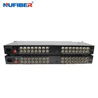 Buy cheap 32BNC RS485 Video Audio Data Fiber Media single fiber single mode Converter product