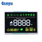 High Contrast VA LCD Display Black Screen Negative White Segments 3.6V 40PIN