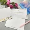 Buy cheap Custom Black Logo Foil Print Business Invitation Gift Greeting Card With Envelope from wholesalers