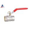 Buy cheap 1/2 '' To 2 '' Threaded Ball Valve Steel Handle Body Nickel Plating Brass Ball Valves from wholesalers