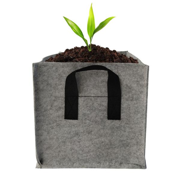 Buy cheap 85g 2 Handles Quadratus Aeration 2 Gallon Cloth Planting Grow Bags from wholesalers