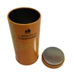 Vintage Round Decorative Tea Caddy Tin With Airtight Lid Tea Tin Packaging