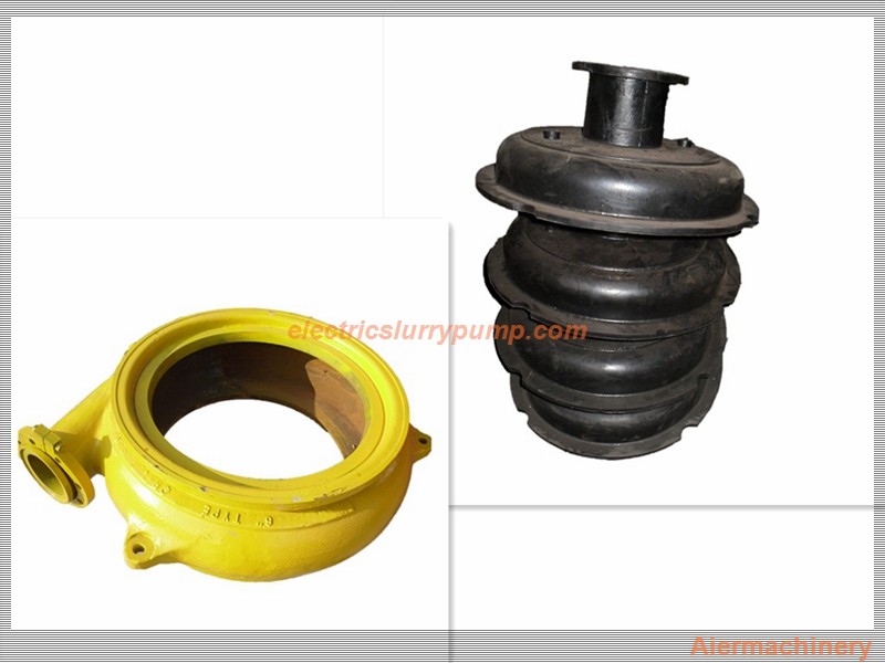 Metallurgy Mining Slurry Pump Spare Parts Corrosion Resistance Various Materials