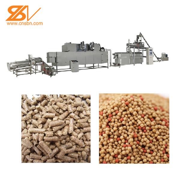 Buy cheap 3000-3500kg/h Pellet Mill Fish Feed Extruder Floating Fish Feed Plant from wholesalers