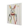 Buy cheap Modern Rabbit Ribbon Painting Soft Hand Feeling Creative For School / Hotel from wholesalers