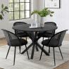 Buy cheap Armless Dining Rattan Wood Table With Wicker Chairs Custom from wholesalers