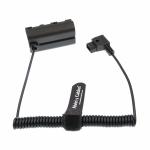 Stretched Length 80cm Camera Power Cable 4A For Sony NP F570 NP F970 Monitor
