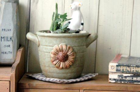 Buy cheap Succulent Creative Sun Flower Plant Flowerpots from wholesalers