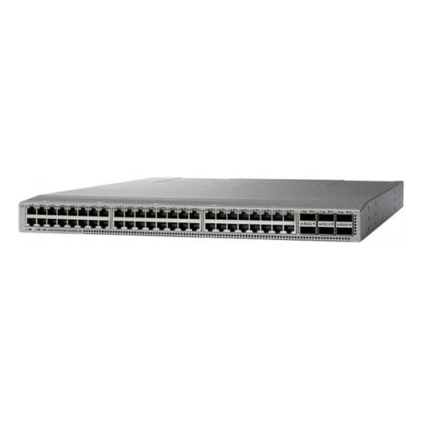 High-Density 48-Port 10G & 100G Uplink Cisco Switch N9K-C93108TC-EX For Data