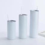 Skinny Tumbler With Lid 20 Oz Stainless Steel Vacuum Insulated Double Wall