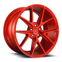 Buy cheap Chinese customize deep dish 1 pc flow forged red color wheel rim product