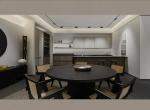 880mm Commercial Kitchen Equipment 3C Modern Style Kitchen Cabinets